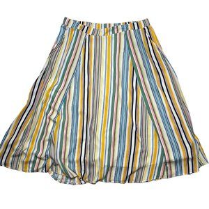 Torrid 2 striped skirt yellow multi